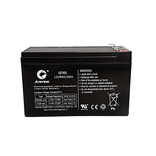 Герметичный свинцово-кислотный аккумулятор 12V9Ah 6FM9 Ups Battery производитель