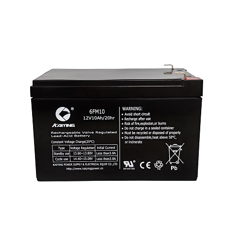 Герметичный свинцово-кислотный аккумулятор 12V10Ah 6FM10 Ups Battery производитель